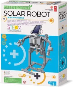 Hjem 18 4M Solar Robot Activity Package | Grønn vitenskap | Robot leker | STEM-leker | Pedagogisk gave til barn og tenåringer, jenter og gutter | 4M
