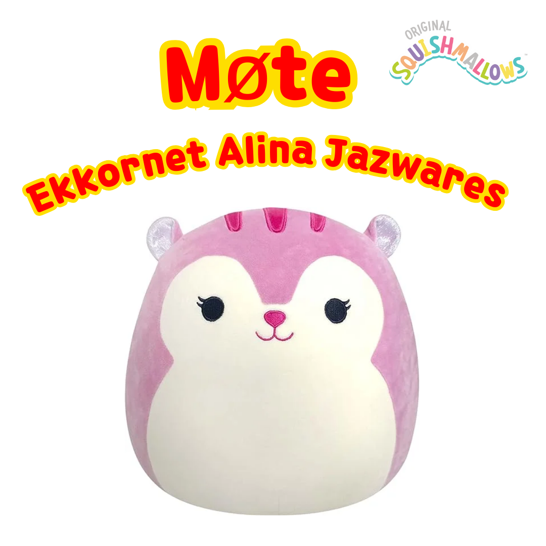 Squishmallows 60 cm 18 Ekkornet Alina Jazwares | Squishmallows Plysjleketøy 19 cm | Squishmallows leker