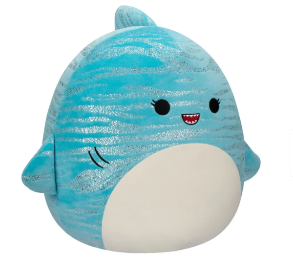 Lamar The Blue Whale Shark | Squishmallows Plysjleketøy 30 cm | Squishmallows Leker - Bilde 4
