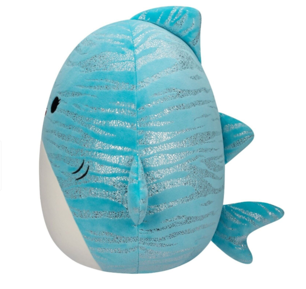 Lamar The Blue Whale Shark | Squishmallows Plysjleketøy 30 cm | Squishmallows Leker - Bilde 5