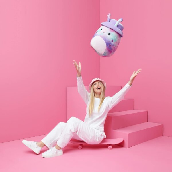 Daxxon The Purple Alien | Squishmallows Plysjleketøy 30 cm | Squishmallows Leker - Bilde 5