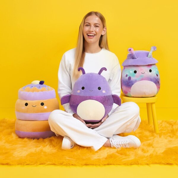 Daxxon The Purple Alien | Squishmallows Plysjleketøy 30 cm | Squishmallows Leker - Bilde 6