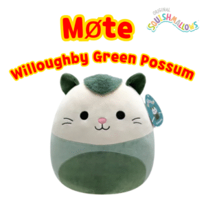 Willoughby green possum squishmallows norge