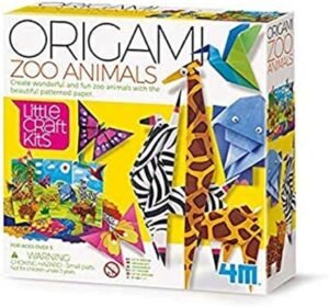 4M Origami Zoo Animals | Kunstleker | Kunstleker gave til barn og tenåringer, jenter og gutter
