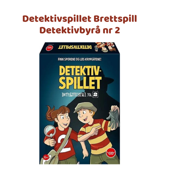 Detektivspillet Brettspill Detektivbyrå nr 2 Brettspill for barn, voksne, familie| Interessant sinn, strategispill for hjem, reise