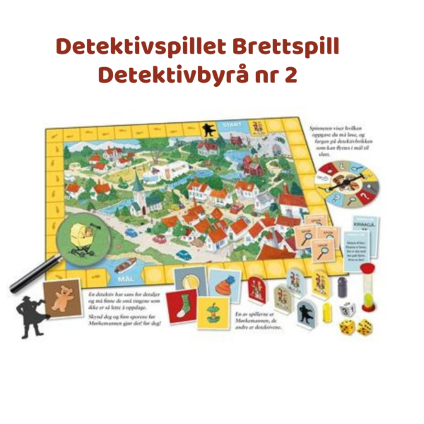 Detektivspillet Brettspill Detektivbyrå nr 2 Brettspill for barn, voksne, familie| Interessant sinn, strategispill for hjem, reise