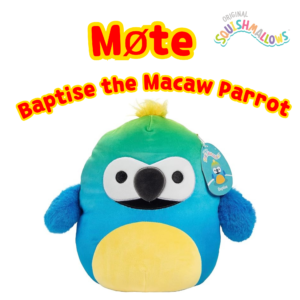 Squishmallows Baptise the Macaw Parrot_1, Squishmallows 19cm