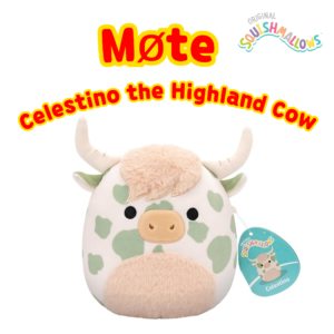 Squishmallows Celestino the Highland Cow_1, Squishmallows 19cm