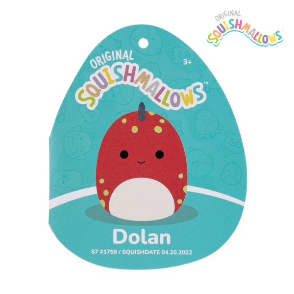 Squishmallows Dolan the Dinosaur_1, Squishmallows 19cm