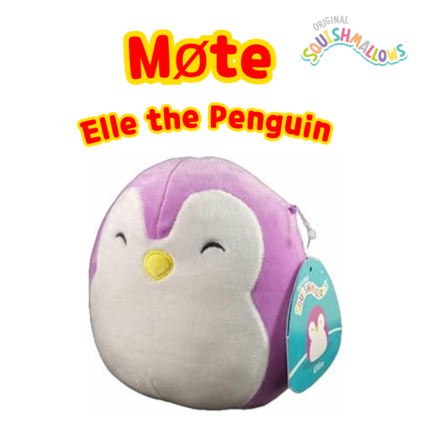 Squishmallows Elle the Penguin_1, Squishmallows 19cm