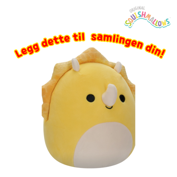 Squishmallows Lancaster the Triceratops_1,Squishmallows 19cm