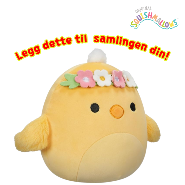 Squishmallows Triston the Chick | Squishmallows 19 cm (8-tommer) | Plysj samleobjekt myk og squishy ost utstoppet dyreleke - legg til troppen din - gave til barn, jenter og gutter - Bilde 6