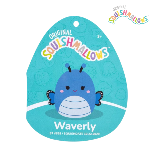 Squishmallows Waverly the Blue Morpho_1, Squishmallows 19cm
