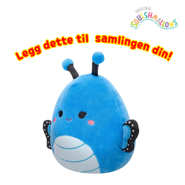 Squishmallows Waverly the Blue Morpho_1, Squishmallows 19cm