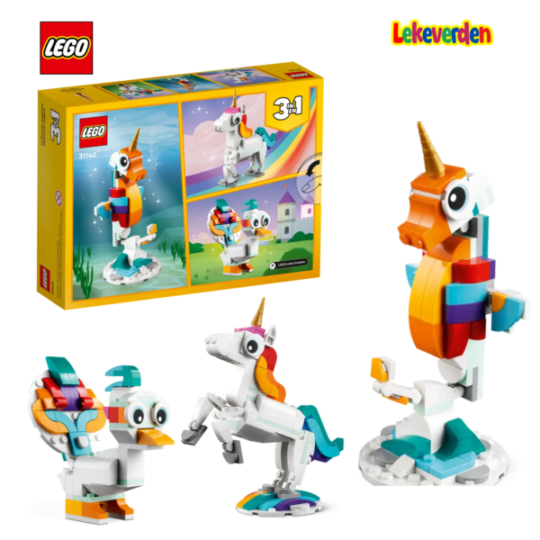 LEGO Creator 31140 Magisk enhjørning byggelekesett_Lego byggesett for 7+ år_1