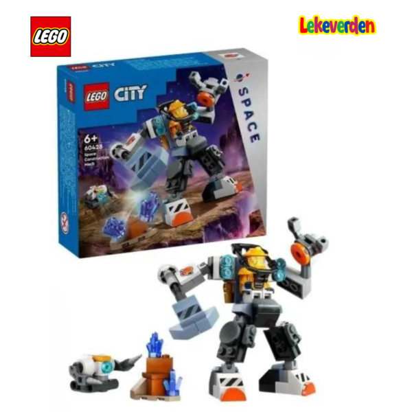 LEGO City Space Anleggsrobot i verdensrommet 60428 | Nye LEGO® sett og leker | Offisielle LEGO® leker | Lego byggesett for barn 5-12 år | Samlegaveide for barn 5-12 år_1