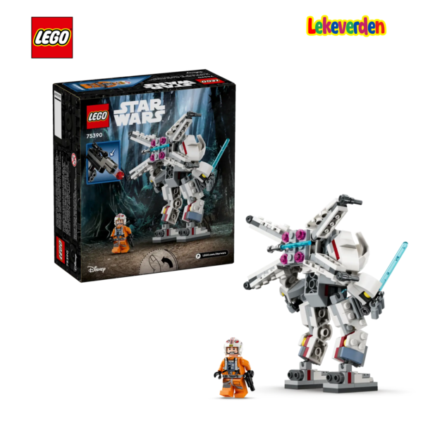 LEGO Star Wars Luke Skywalker X-Wing-robot 75390| Nye LEGO® sett og leker | Offisielle LEGO® leker | Lego byggesett for barn 5-12 år | Samlegaveide for barn 5-12 år_1