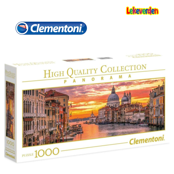 Puslespill 1000 brikker - Venezia Panorama, Clementoni | Puslespill for barn | Brettspill for barn | Julegaveide til barn_1