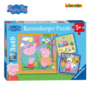 Ravensburger peppa pig 3x49pcs | puslespill for barn | brettspill for barn | julegaveide til barn_1