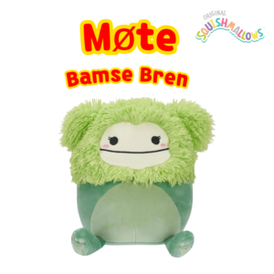 Bren the Bigfoot| Squishmallows 19 cm (8-tommer) | Plysj samleobjekt myk og squishy ost utstoppet dyreleke – legg til troppen din – gave til barn, jenter og gutter_1
