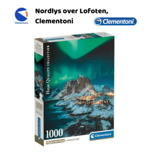 Puslespill 1000 brikker – Nordlys over Lofoten, Clementoni | Puslespill for barn | Brettspill for barn | Julegaveide til barn_1