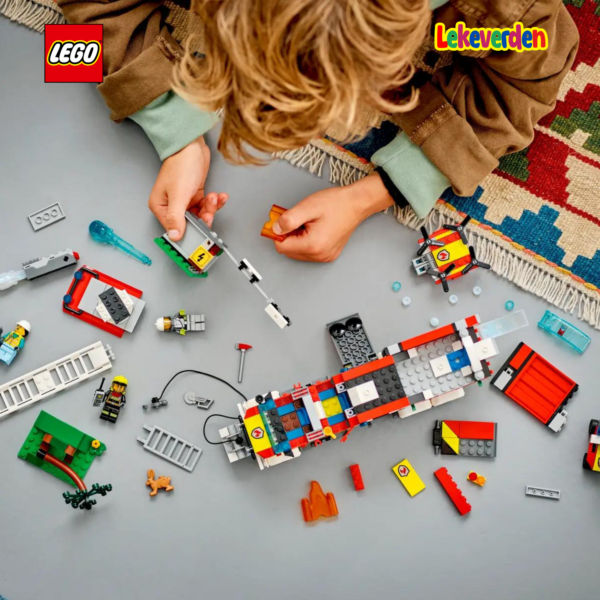 LEGO City 60374, Brannvesenets kommandobil | Nye LEGO® sett og leker | Offisielle LEGO® leker | Lego byggesett for barn 6-12 år | Samlegaveide for barn 6-12 år | Flerfarget_14