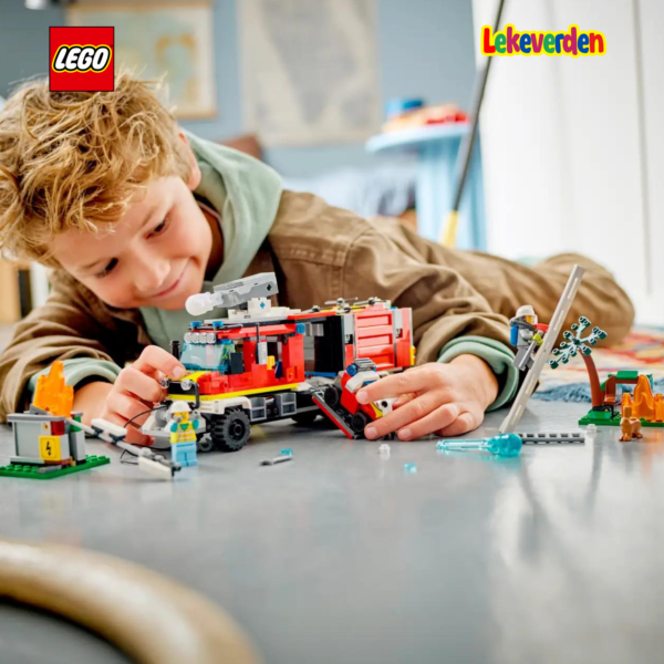 LEGO City 60374, Brannvesenets kommandobil | Nye LEGO® sett og leker | Offisielle LEGO® leker | Lego byggesett for barn 6-12 år | Samlegaveide for barn 6-12 år | Flerfarget_15