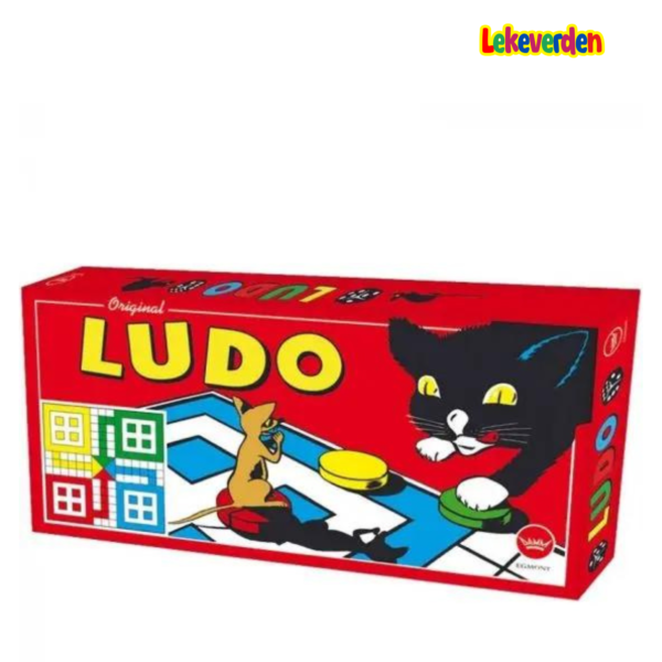 Ludo | brettspill for barn og voksne, familiebrettspill, for barn 8 og oppover, 2-4 spillere, Damm Egmont_2