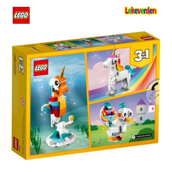 LEGO Creator 31140 Magisk enhjørning byggelekesett_Lego byggesett for 7+ år_2
