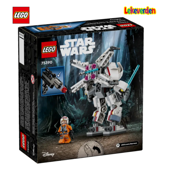 LEGO Star Wars Luke Skywalker X-Wing-robot 75390| Nye LEGO® sett og leker | Offisielle LEGO® leker | Lego byggesett for barn 5-12 år | Samlegaveide for barn 5-12 år_2