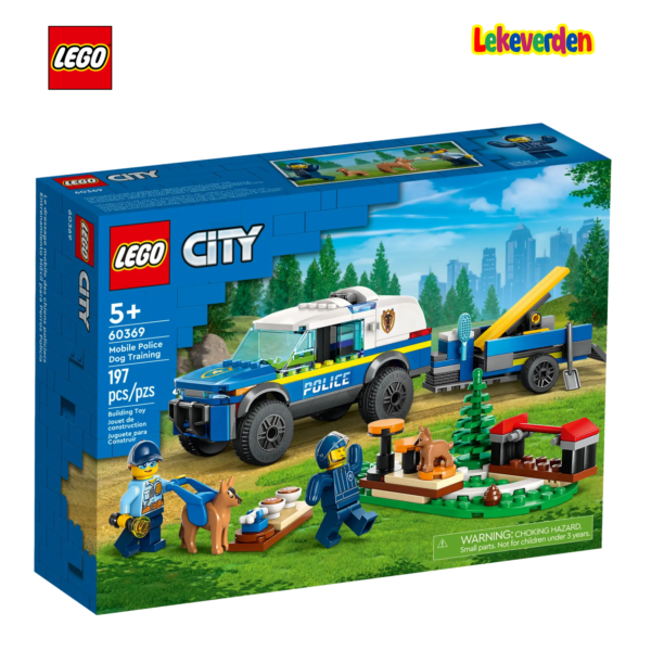 LEGO City 60369, Mobilt treningssett for politihunder | Nye LEGO® sett og leker | Offisielle LEGO® leker | Lego byggesett for barn 7-12 år | Samlegaveide for barn 7-12 år | Flerfarget_2