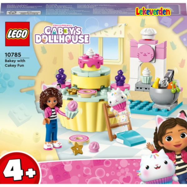 LEGO Gabby's Dollhouse Bakey med Cakey Fun_ Beste julegave til 4 år gamle jenter_2