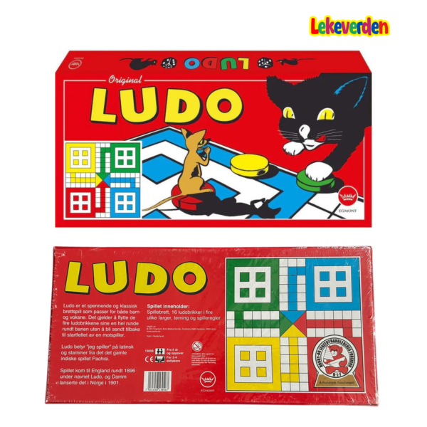 Ludo | brettspill for barn og voksne, familiebrettspill, for barn 8 og oppover, 2-4 spillere, Damm Egmont_3