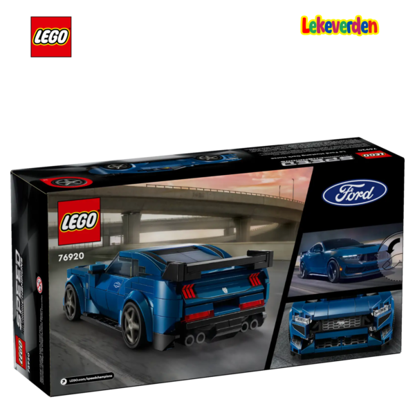 LEGO - Ford Mustang Dark Horse-sportsbil 76920 | Lego speed champions_3