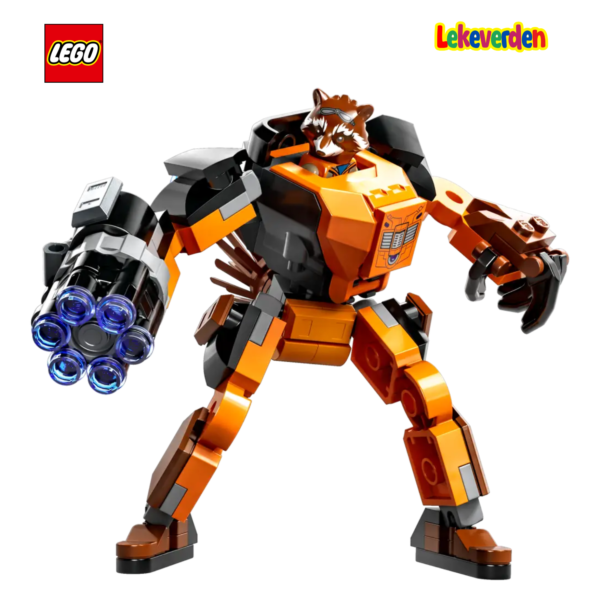 LEGO Marvel Super Heroes Rockets robotdrakt 76243 | Nye LEGO® sett og leker | Offisielle LEGO® leker | Lego byggesett for barn 5-12 år | Samlegaveide for barn 5-12 år_3