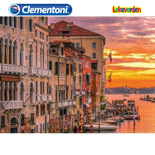 Puslespill 1000 brikker - Venezia Panorama, Clementoni | Puslespill for barn | Brettspill for barn | Julegaveide til barn_3