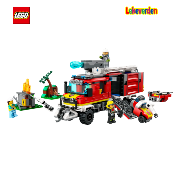 LEGO City 60374, Brannvesenets kommandobil | Nye LEGO® sett og leker | Offisielle LEGO® leker | Lego byggesett for barn 6-12 år | Samlegaveide for barn 6-12 år | Flerfarget_4