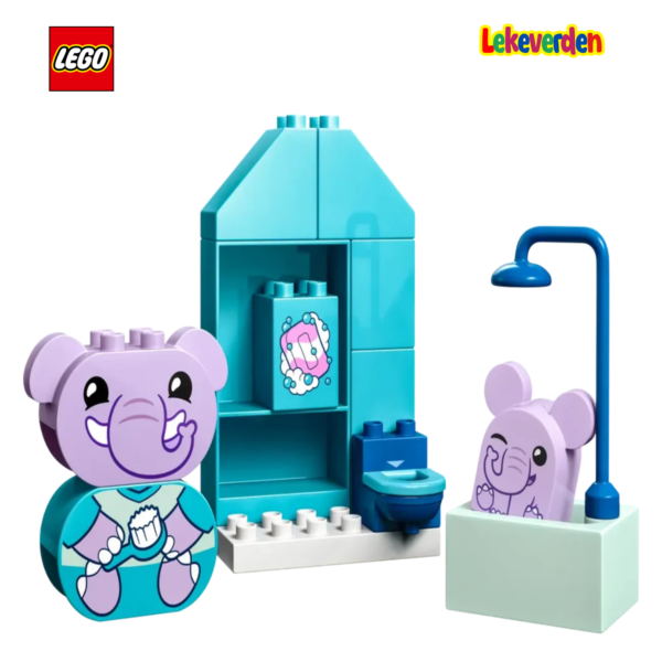 LEGO DUPLO Mine første daglige rutiner: Bath Time 10413 (15 stykker)_Beste julegave til 2 år gamle jenter_3
