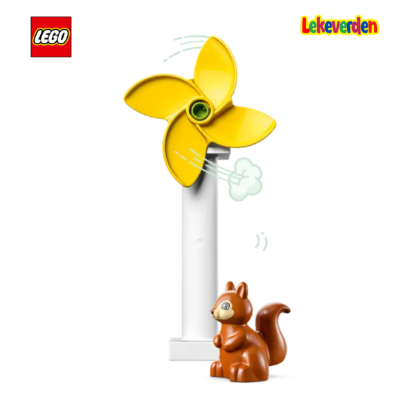 Lego Duplo 10985 Vindmoelle og Elbil 10985 (16 stykker)_Beste julegave til 2 år gamle jenter_3