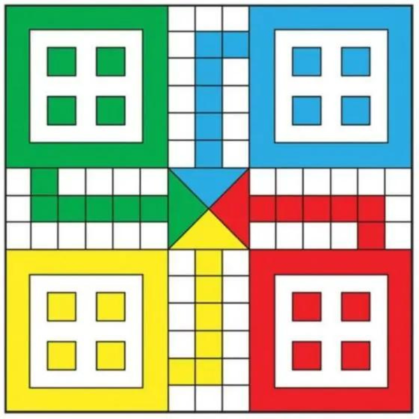 Ludo | brettspill for barn og voksne, familiebrettspill, for barn 8 og oppover, 2-4 spillere, Damm Egmont_4