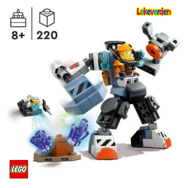 LEGO City Space Anleggsrobot i verdensrommet 60428 | Nye LEGO® sett og leker | Offisielle LEGO® leker | Lego byggesett for barn 5-12 år | Samlegaveide for barn 5-12 år_4