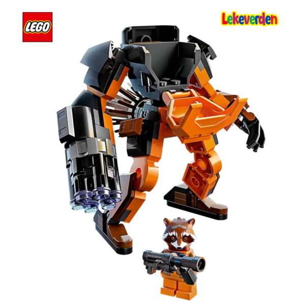 LEGO Marvel Super Heroes Rockets robotdrakt 76243 | Nye LEGO® sett og leker | Offisielle LEGO® leker | Lego byggesett for barn 5-12 år | Samlegaveide for barn 5-12 år_4
