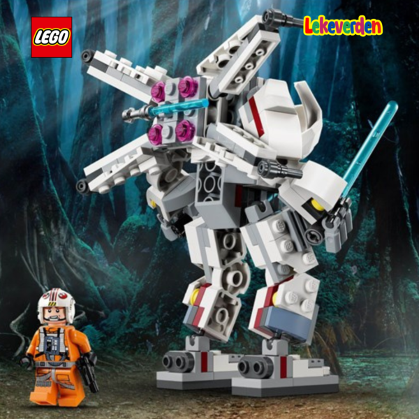LEGO Star Wars Luke Skywalker X-Wing-robot 75390| Nye LEGO® sett og leker | Offisielle LEGO® leker | Lego byggesett for barn 5-12 år | Samlegaveide for barn 5-12 år_4