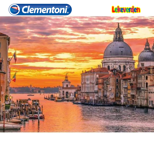 Puslespill 1000 brikker - Venezia Panorama, Clementoni | Puslespill for barn | Brettspill for barn | Julegaveide til barn_4