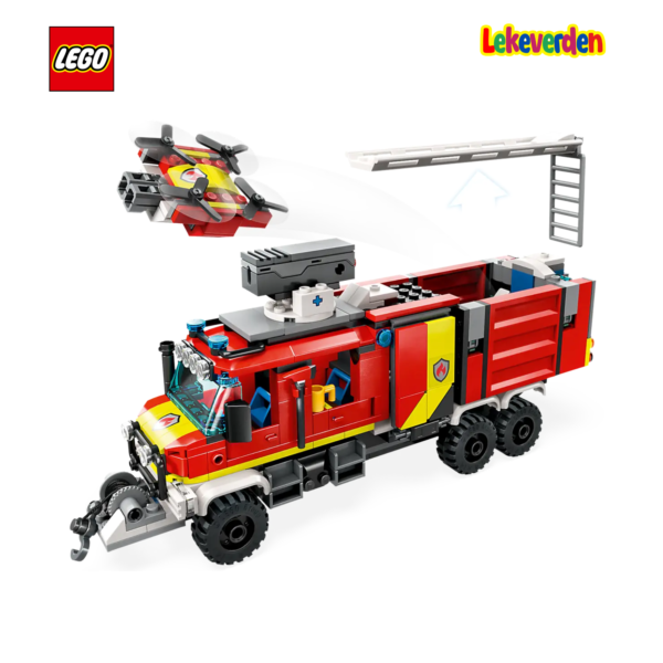 LEGO City 60374, Brannvesenets kommandobil | Nye LEGO® sett og leker | Offisielle LEGO® leker | Lego byggesett for barn 6-12 år | Samlegaveide for barn 6-12 år | Flerfarget_5