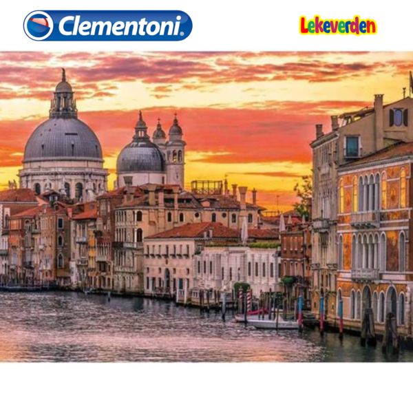 Puslespill 1000 brikker - Venezia Panorama, Clementoni | Puslespill for barn | Brettspill for barn | Julegaveide til barn_5