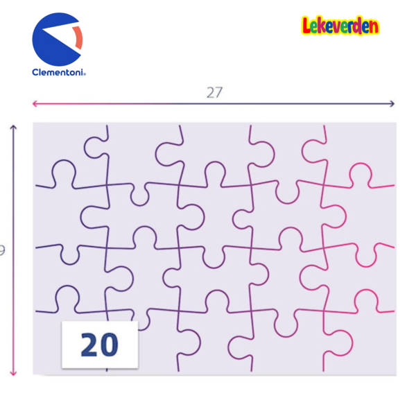 Clementoni spidey and his amazing friends puslespill 2x20 brikker | puslespill for barn | julegaveide til barn_5
