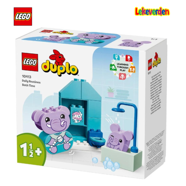 LEGO DUPLO Mine første daglige rutiner: Bath Time 10413 (15 stykker)_Beste julegave til 2 år gamle jenter_5