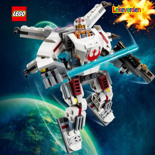 LEGO Star Wars Luke Skywalker X-Wing-robot 75390| Nye LEGO® sett og leker | Offisielle LEGO® leker | Lego byggesett for barn 5-12 år | Samlegaveide for barn 5-12 år_6