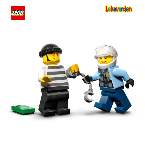 LEGO City 60392, Politimotorsykkel på biljakt | Nye LEGO® sett og leker | Offisielle LEGO® leker | Lego byggesett for barn 5-12 år | Samlegaveide for barn 5-12 år | Flerfarget_6